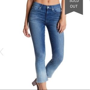 Hudson Harper High Rise Crop w/Baby Flare